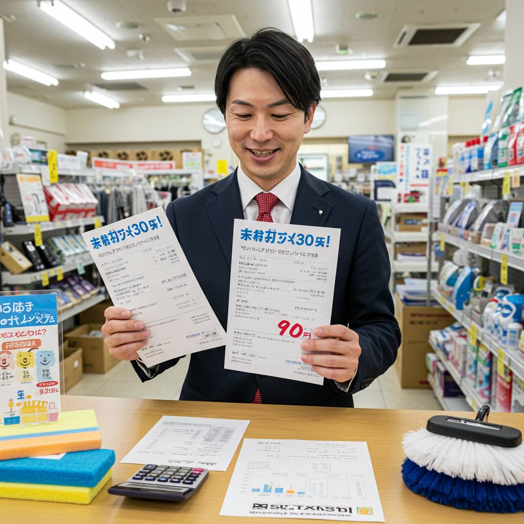 店舗オーナー必見！清掃外注で年間30万円節約した方法