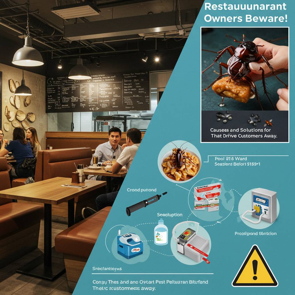飲食店オーナー必見！客が逃げる害虫被害の原因と対策