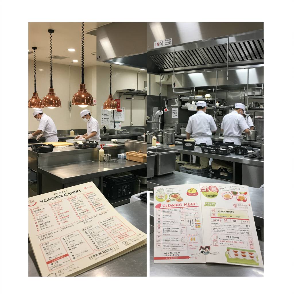 日本一清潔な飲食店の秘密：厨房清掃マニュアル大公開