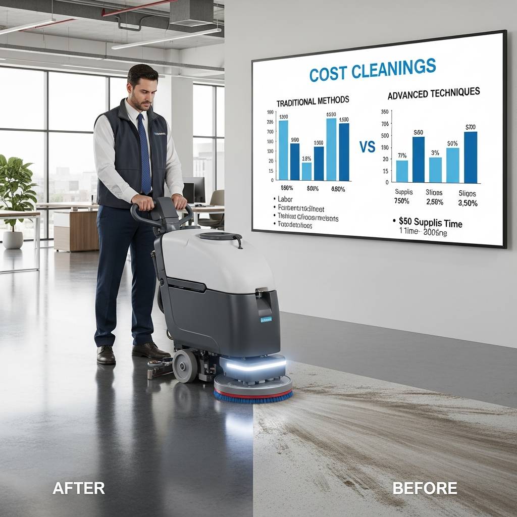 プロ直伝！フロア清掃のプロセス見直しで実現する経費削減テクニック