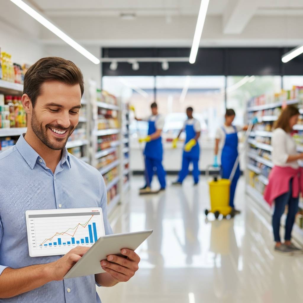 店舗清掃の外注化成功事例：業績アップにつながった実践レポート
