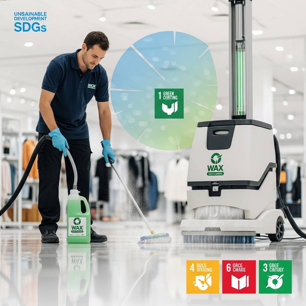 SDGs時代の店舗メンテナンス：環境に優しいWAXがけと埃取りの新提案