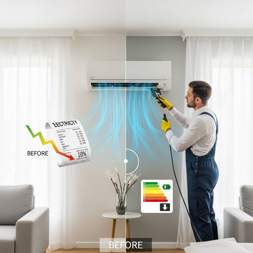 エアコンクリーニング外注で実現する快適空間と省エネ効果